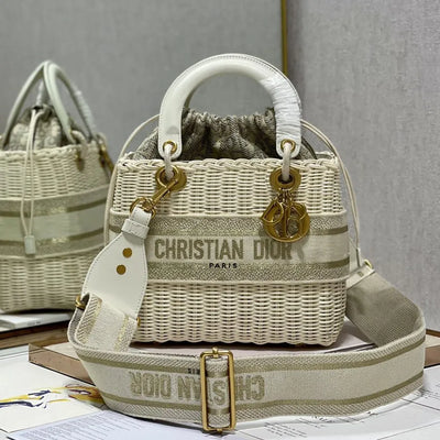 lady Di*r wicker bag - main image