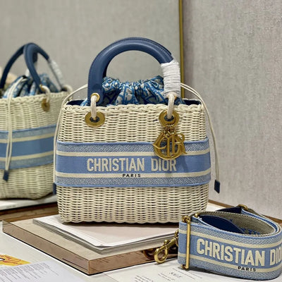 lady Di*r wicker bag - main image