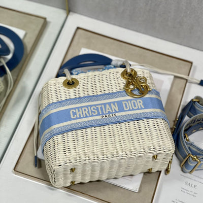 lady Di*r wicker bag - image 4