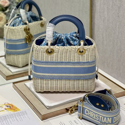 lady Di*r wicker bag - image 5