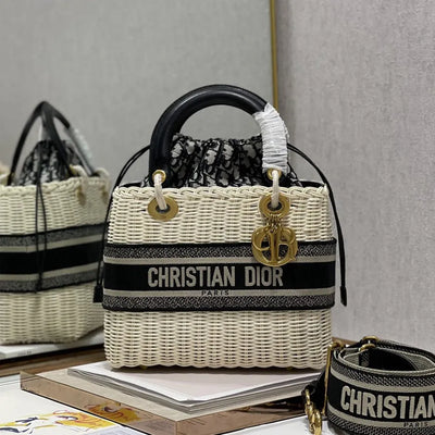 lady Di*r wicker bag - main image