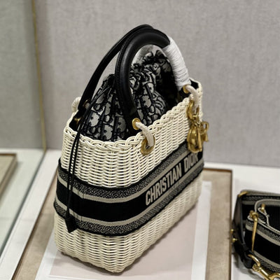lady Di*r wicker bag - image 2