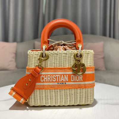 lady Di*r wicker bag - main image