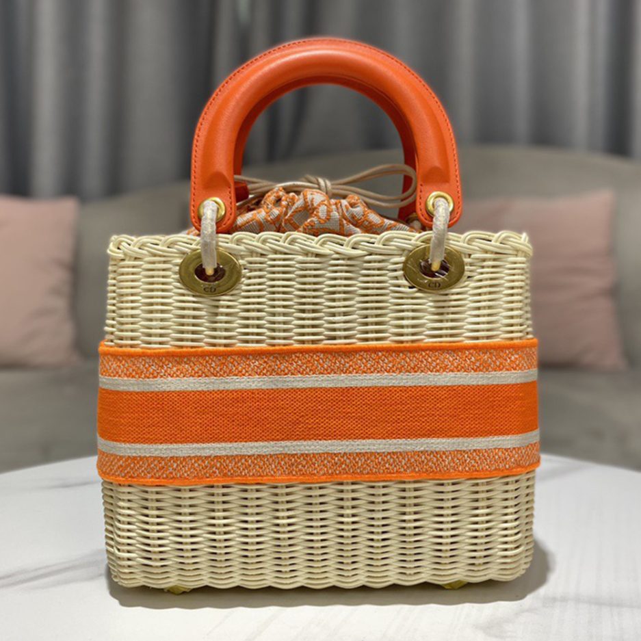 lady Di*r wicker bag - image 2