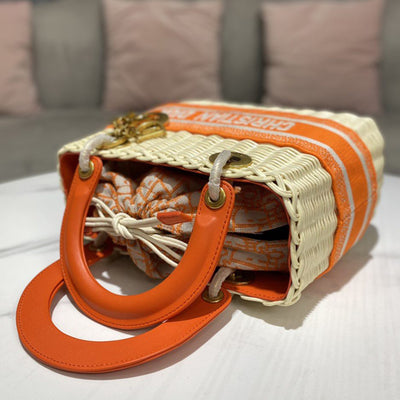 lady Di*r wicker bag - image 4
