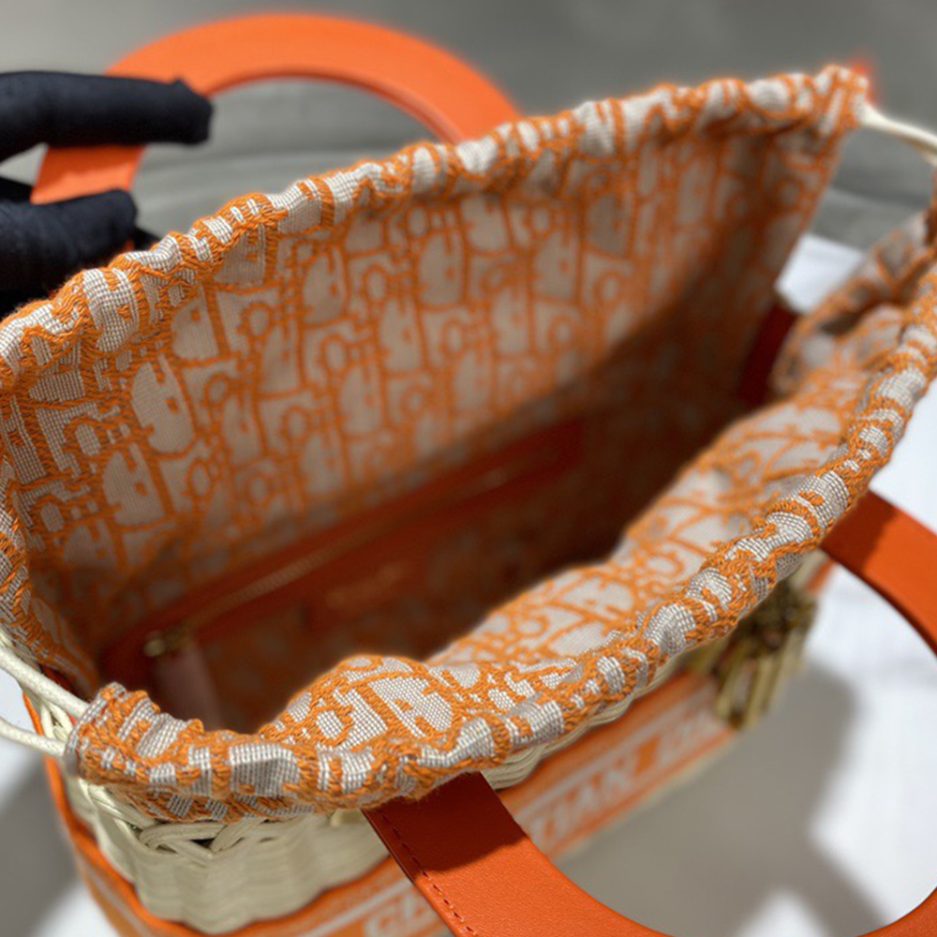 lady Di*r wicker bag - image 6