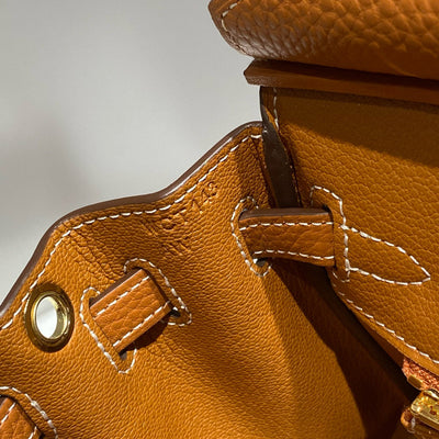 HM BIRKIN 20CM BAG BROWN TOGO LEATHER GOLD HARDWARE