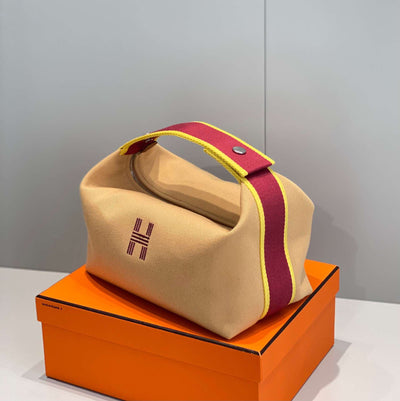 Herm*s bride a brac pm clutch bag orange mix red 12x20x10cm - image 6