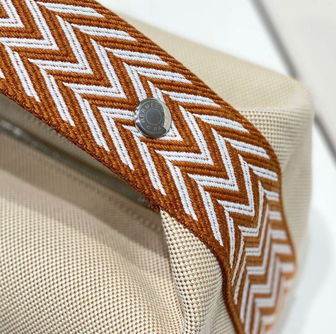 Herm*s clutch bag bride a brac pm fabric 12x20x10cm - image 5