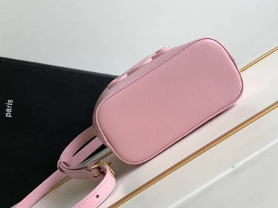 Cel*ne small bucket cuir triomphe mini pink bag 19.5x16x7cm - image 2