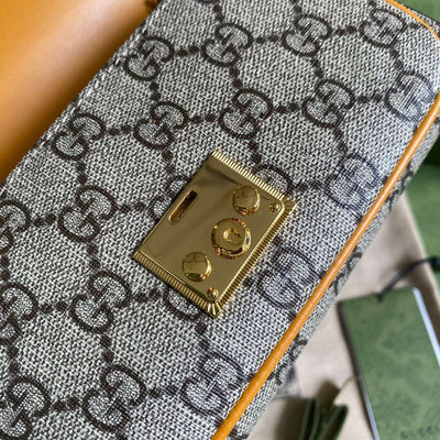 Guc*i clutch women’s crossbody bag with high quality monogram pattern 19x10cm - image 2