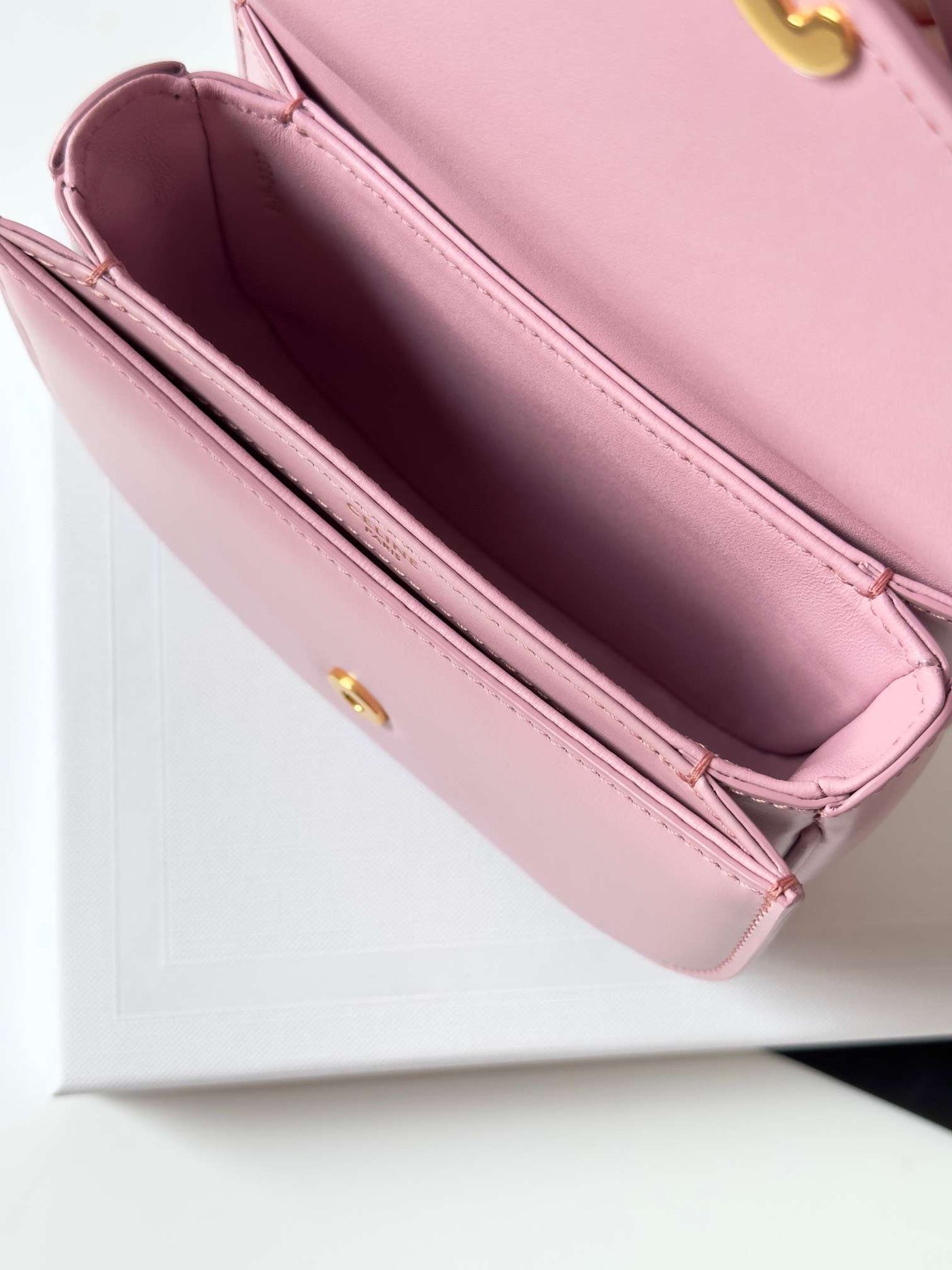 Cel*ne mini handle crossbody pink 15.5x11cm - image 2