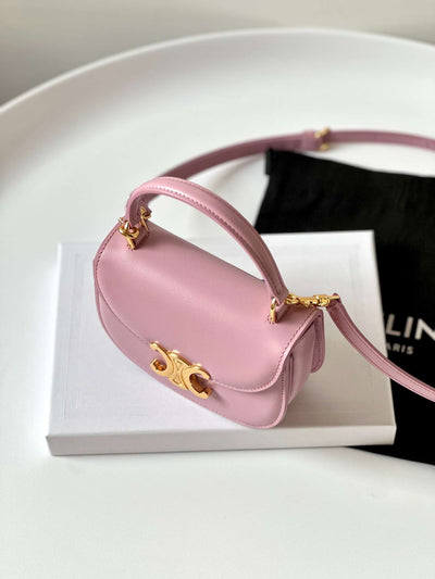 Cel*ne mini handle crossbody pink 15.5x11cm - image 3