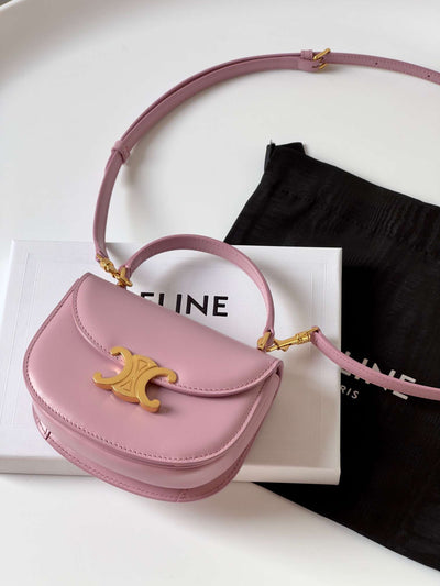 Cel*ne mini handle crossbody pink 15.5x11cm - image 6