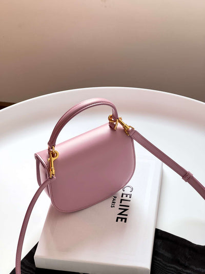 Cel*ne mini handle crossbody pink 15.5x11cm - image 7