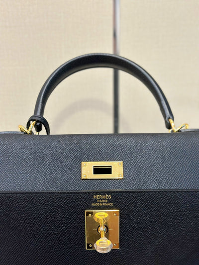 Herm*s kelly replica 1:1 woman’s handbags lock gold 28cm - image 2
