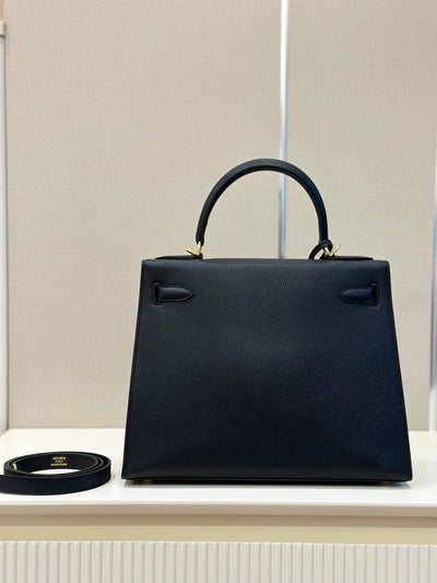 Herm*s kelly replica 1:1 woman’s handbags lock gold 28cm - image 4
