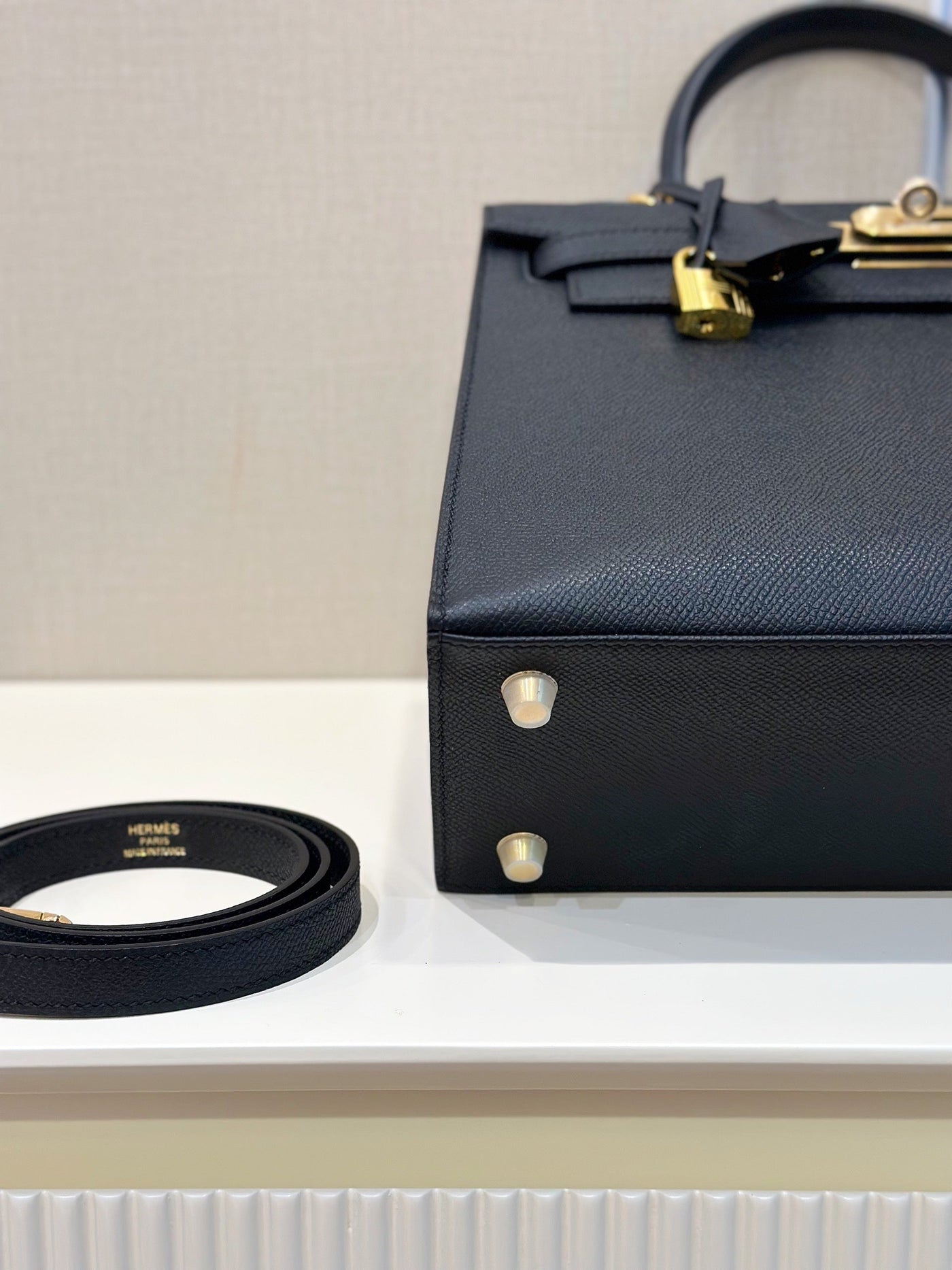 Herm*s kelly replica 1:1 woman’s handbags lock gold 28cm - image 5