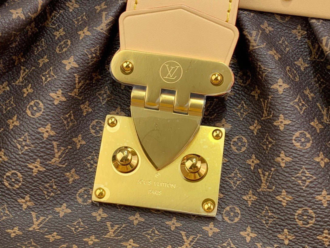 Lou*s Vuitt*n lv clucth tisitt like auth lock handbags 28x14cm - image 2