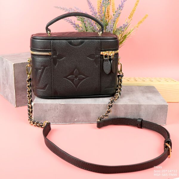 Lou*s Vuitt*n lv clutch black box handbag replica 11 19x13x10cm - image 2