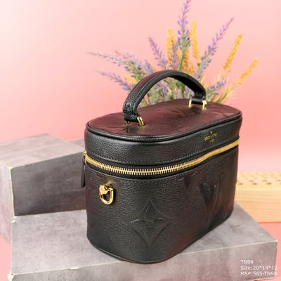 Lou*s Vuitt*n lv clutch black box handbag replica 11 19x13x10cm - image 5