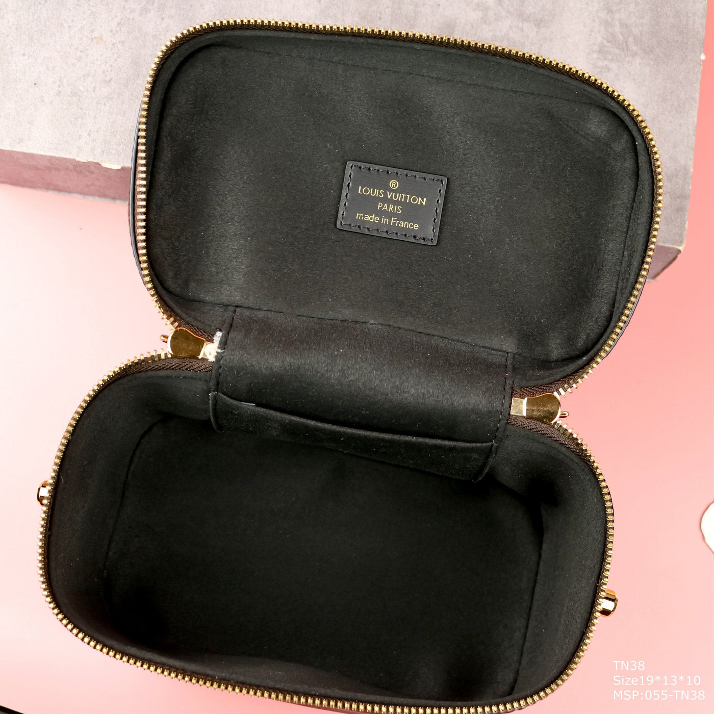 Lou*s Vuitt*n lv clutch box bag replica 11 brown 19x13x10cm - image 4