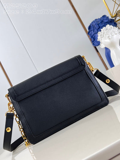 Lou*s Vuitt*n lv dauphine soft like auth black handbags 24x17x9cm - image 2