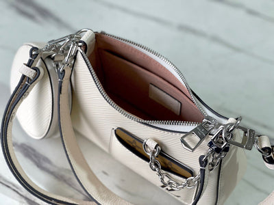 Lou*s Vuitt*n lv marellini epi white full set replica handbags 20cm - image 4