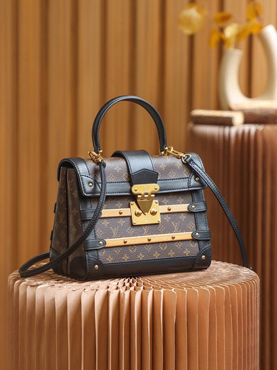 Lou*s Vuitt*n lv monogram trianon pm top-handle bag like auth handbags 21x18x11cm - image 2