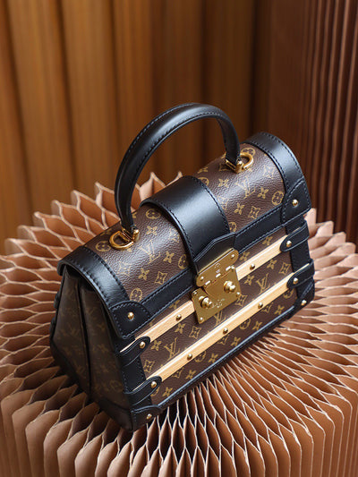 Lou*s Vuitt*n lv monogram trianon pm top-handle bag like auth handbags 21x18x11cm - image 3