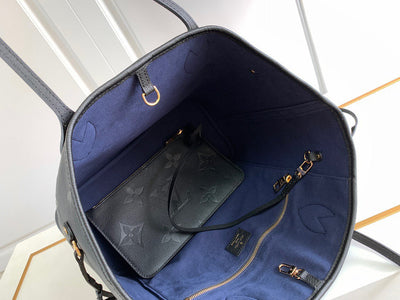 Lou*s Vuitt*n lv never full monogram like auth black handbags 32x29x17cm - image 2