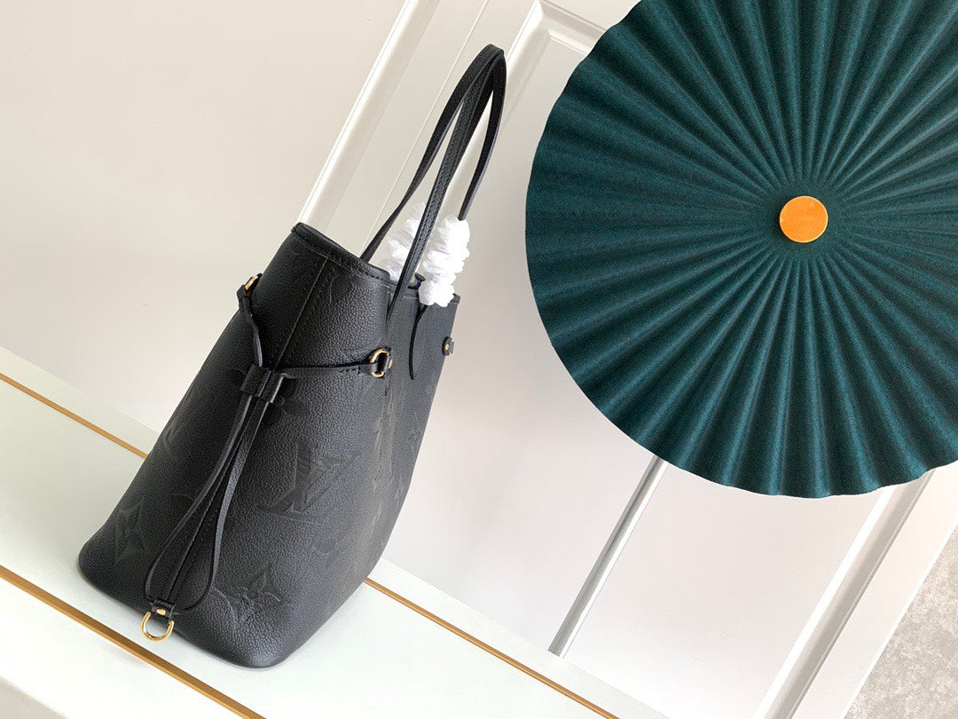 Lou*s Vuitt*n lv never full monogram like auth black handbags 32x29x17cm - image 4