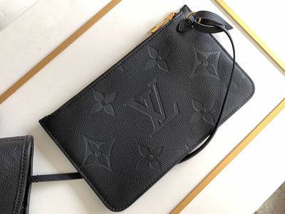 Lou*s Vuitt*n lv never full monogram like auth black handbags 32x29x17cm - image 6