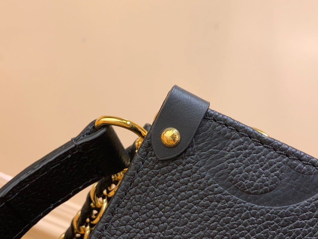 Lou*s Vuitt*n lv on the go mini replica black handbags 25x13x10cm - image 6