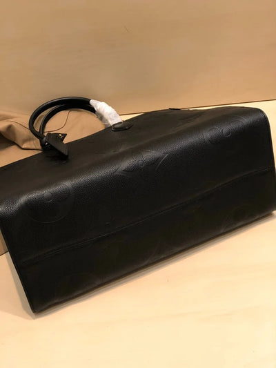 Lou*s Vuitt*n lv on the go pm tote bag replica 1:1 black handbags 35cm - image 5