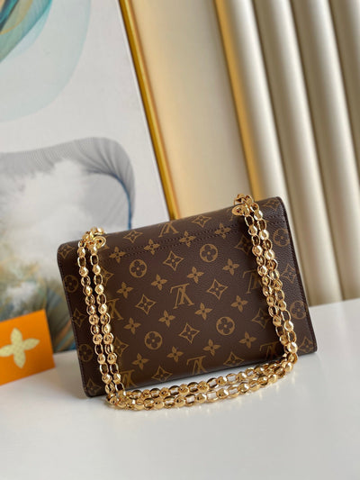 Lou*s Vuitt*n lv victoire monogram pattern like auth handbags 27x20x10cm - image 3