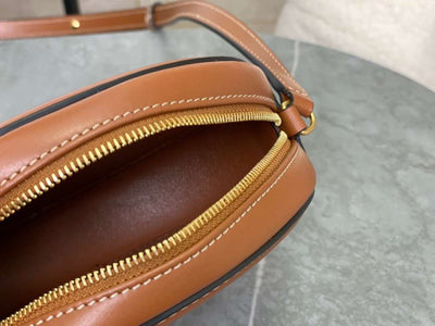 Cel*ne mini handbag replica 11 brown soft leather 16×12.5x4cm - image 3
