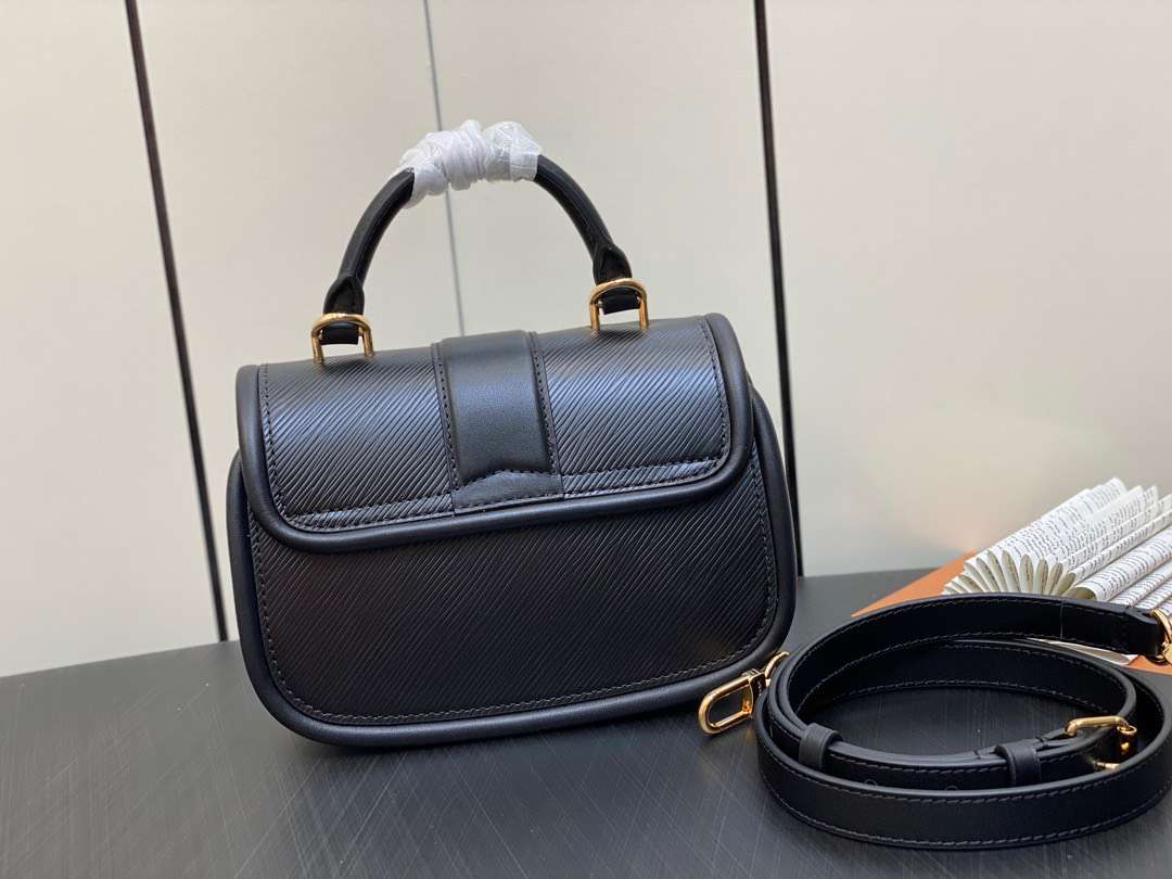 Lou*s Vuitt*n hide and seek bag black woman’s handbags 21x15x8cm - image 2