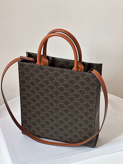 Cel*ne tote triomphe canvas super quality handbag 28x32cm - image 4