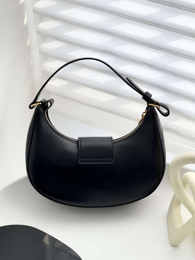 Cel*ne triomphe curved black matte leather 23x14x7cm - image 5