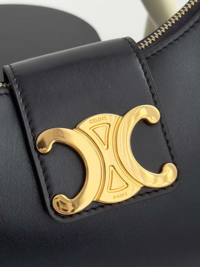 Cel*ne triomphe curved black matte leather 23x14x7cm - image 7