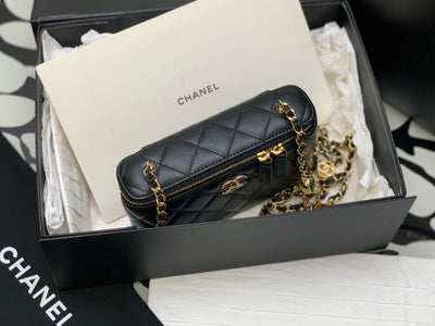 Chan*l mini bag handbags sheep skin handle mix 17cm - image 7