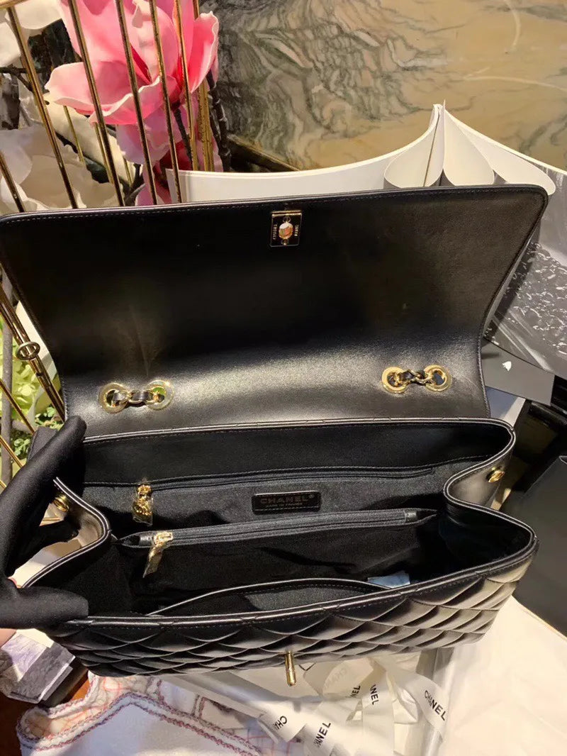 Chan*l shopping handbags woman’s black leather 33x23x11cm - image 6