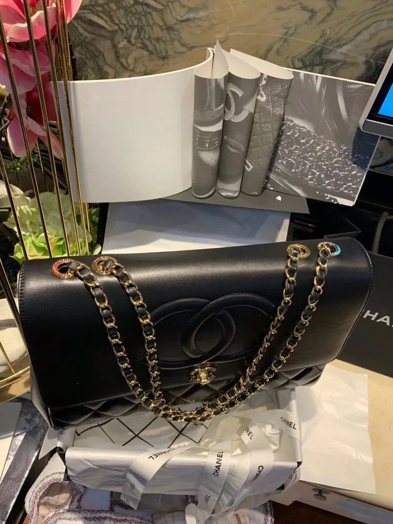 Chan*l shopping handbags woman’s black leather 33x23x11cm - image 7