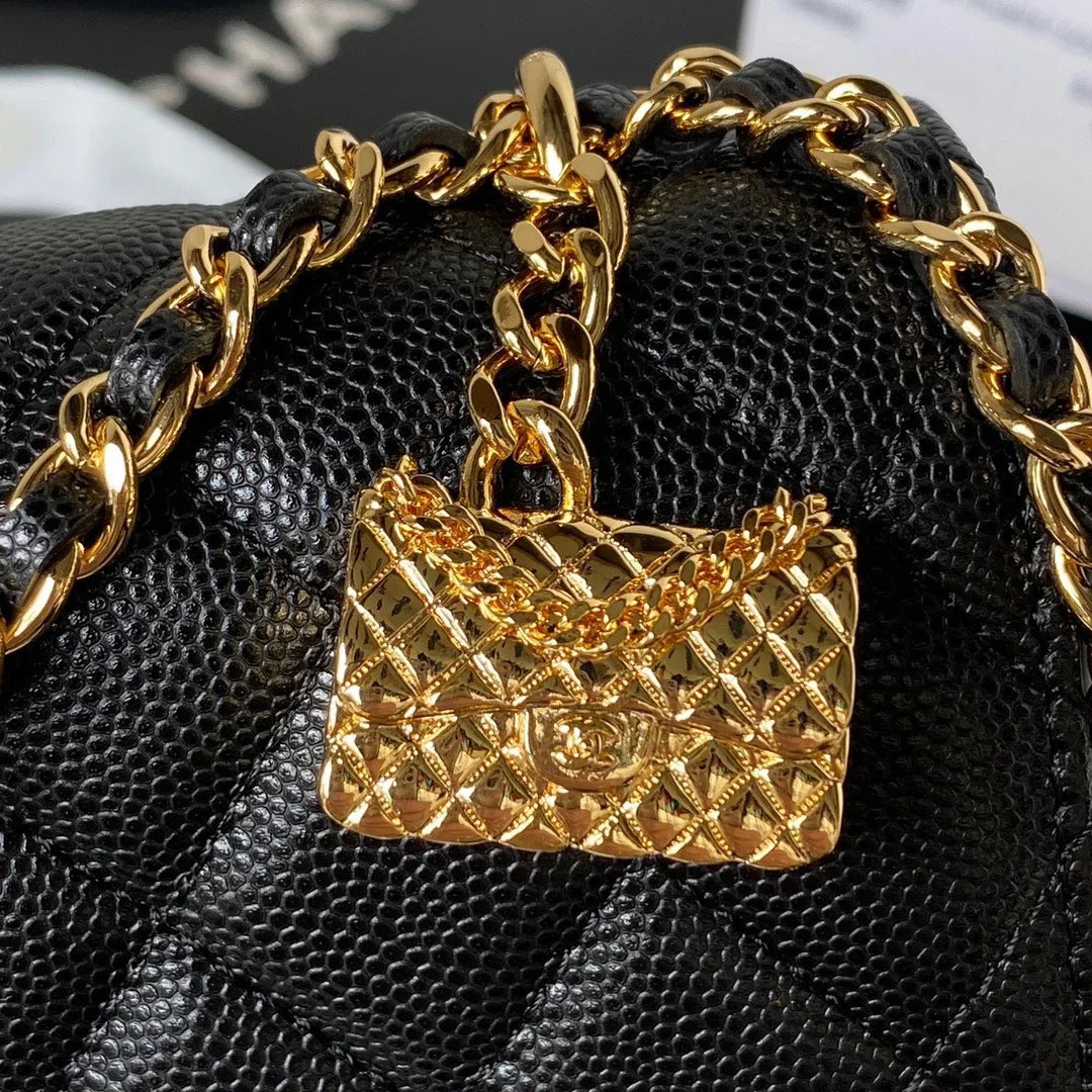 Chan*l woc topest quality golden hardware - image 2
