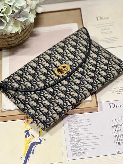 Di*r 30 montaigne avenue monogram handbag like auth 30x18x2cm - image 5