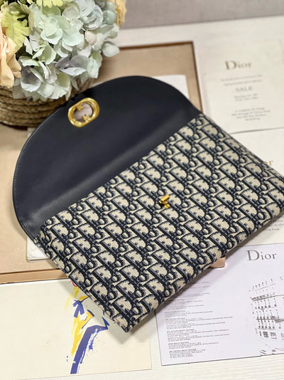 Di*r 30 montaigne avenue monogram handbag like auth 30x18x2cm - image 6
