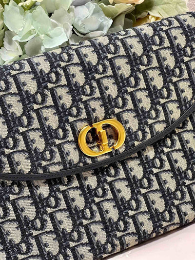 Di*r 30 montaigne avenue monogram handbag like auth 30x18x2cm - image 8