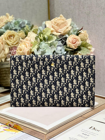 Di*r 30 montaigne avenue monogram handbag like auth 30x18x2cm - image 9