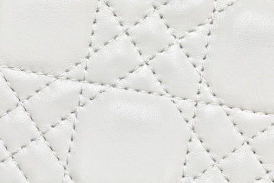 Di*r my lady rep 11 high-end women’s handbag white silver lock 20×16.5cm - image 6